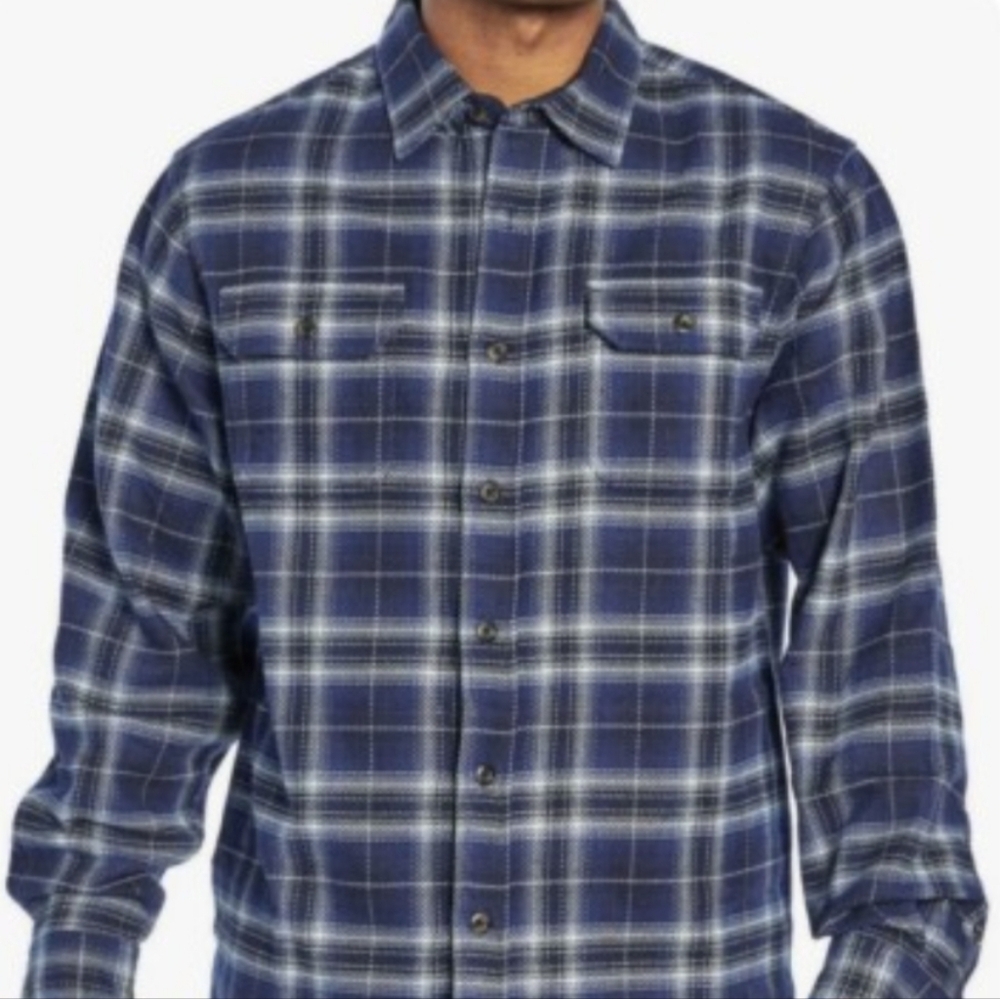 Woolrich Brawny Heavy Flannel Shirt Shacket Large